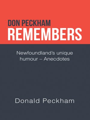 cover image of Don Peckham Remembers